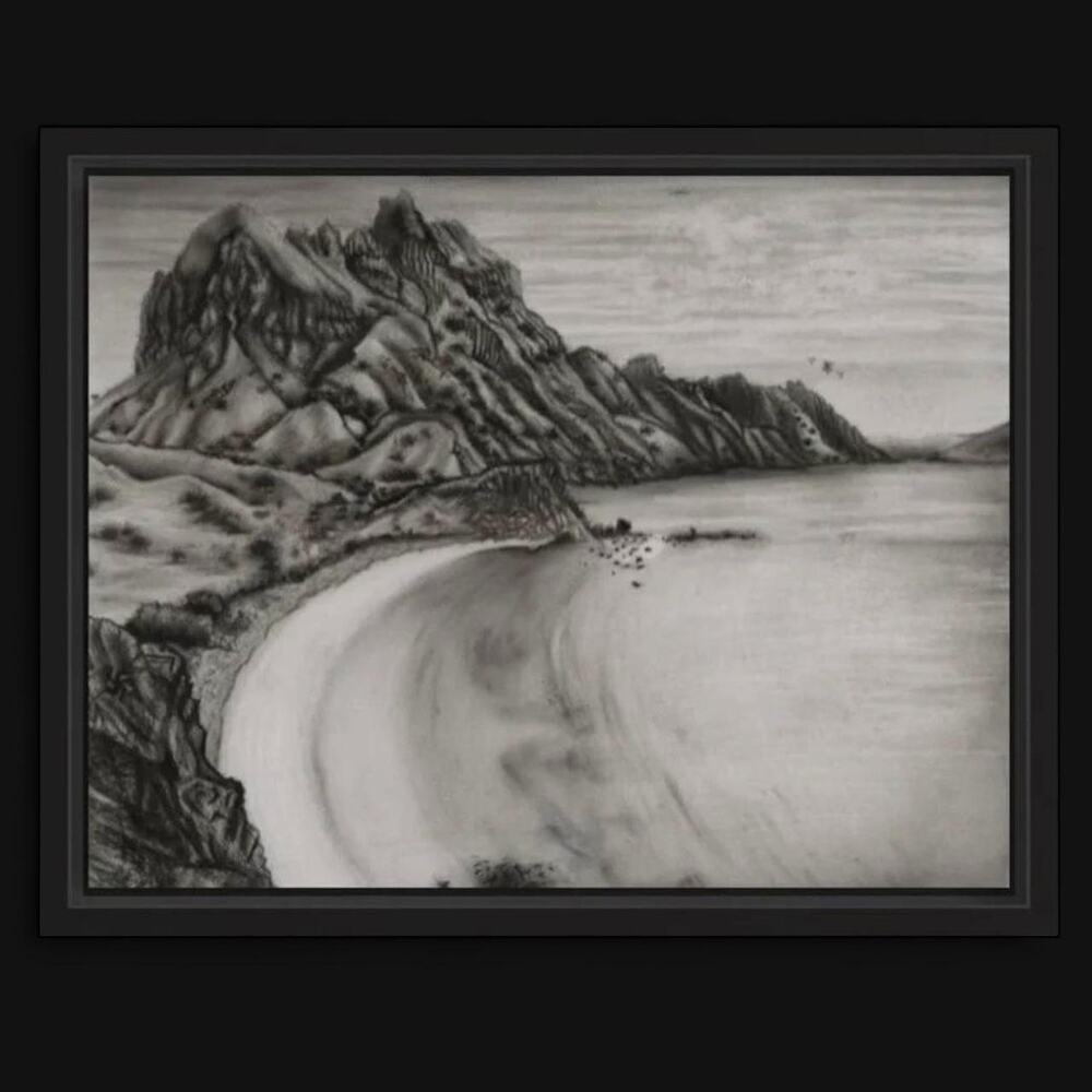 Labuan Bajo Indonesia Realistic Artwork